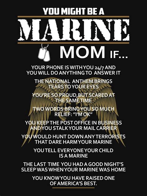 99 (25 off) Support our troops. . Marine mom quotes